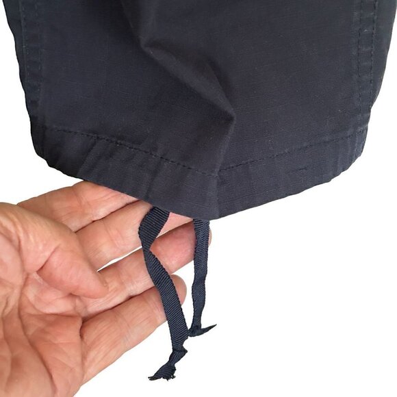 Cargo Pants Navy Blue adjustable cuff button pockets / fly, Size in description - Picture 5 of 7